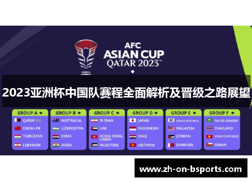 2023亚洲杯中国队赛程全面解析及晋级之路展望 2023亚洲杯中国队赛程全面解析及晋级之路展望